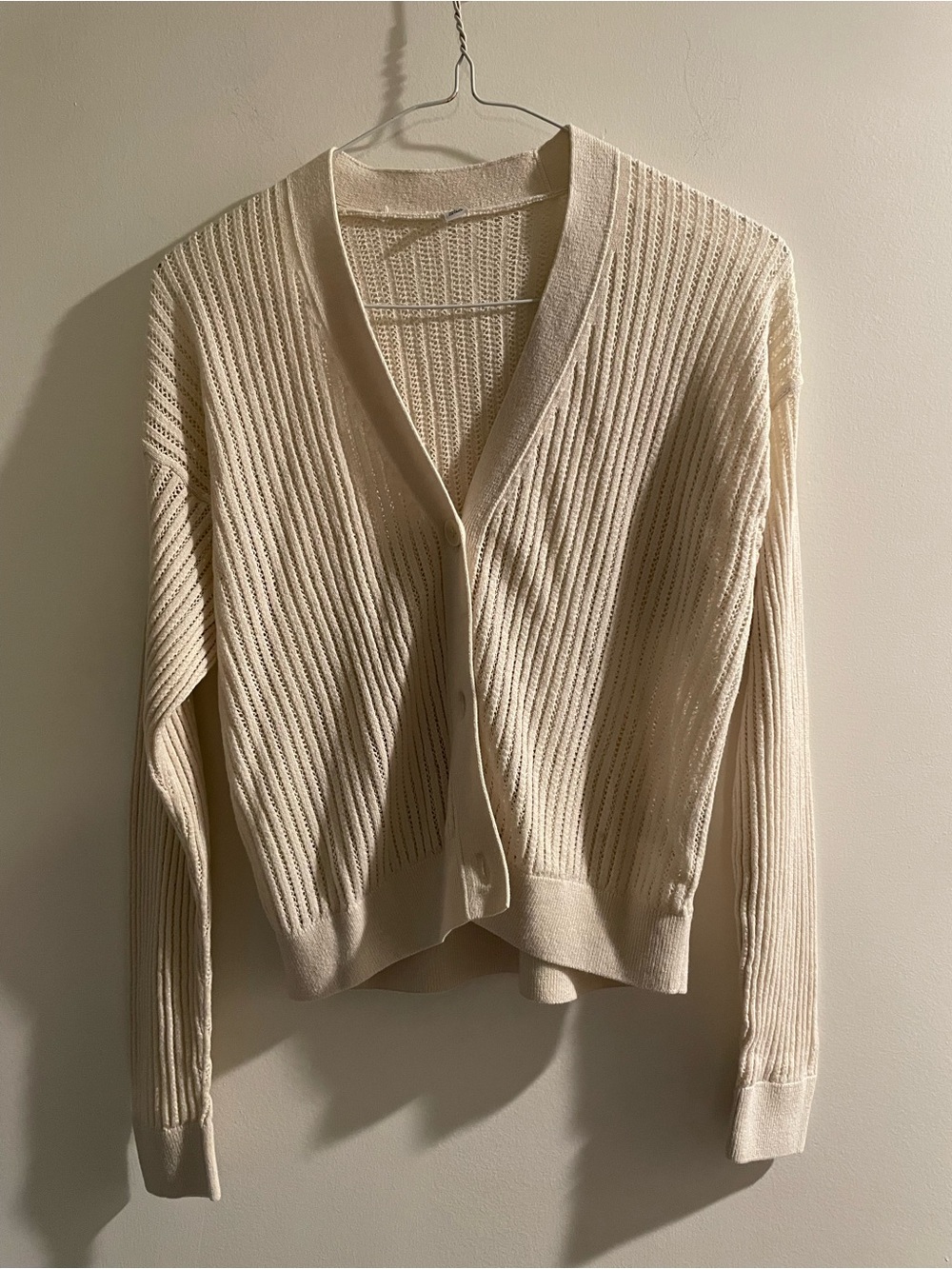 Uniqlo open-knit cardigan S